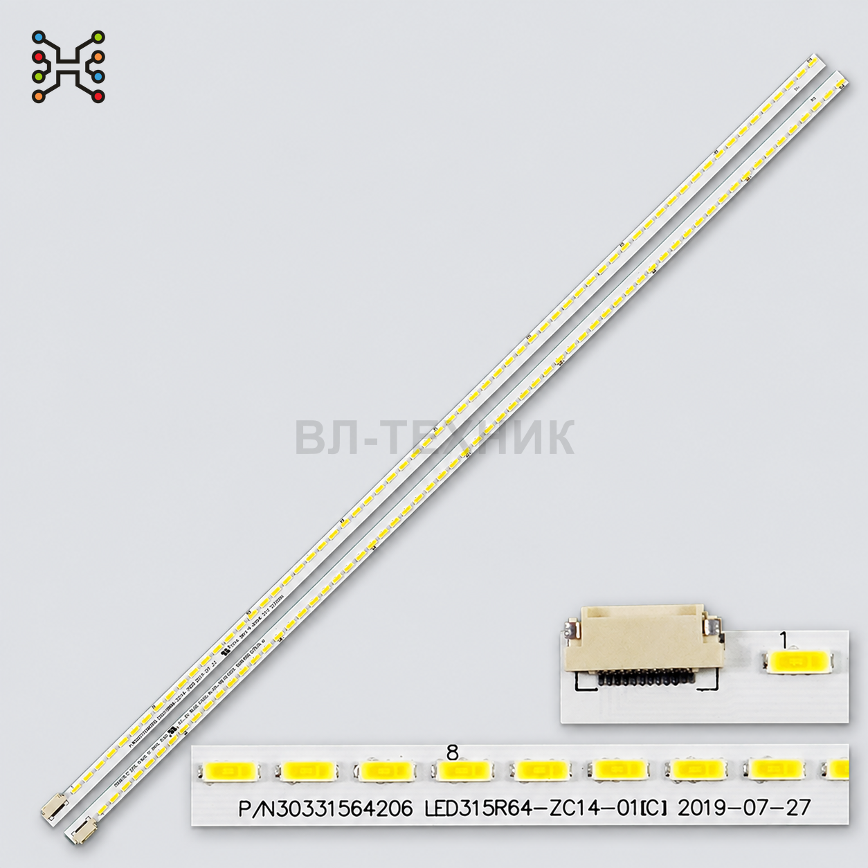 LED подсветка Haier LET32T1000HFM / LET32T1000 / LE32G610CF / LE32MUK1 / LE32M16 / LE32M18 / LE32M19 фото 1