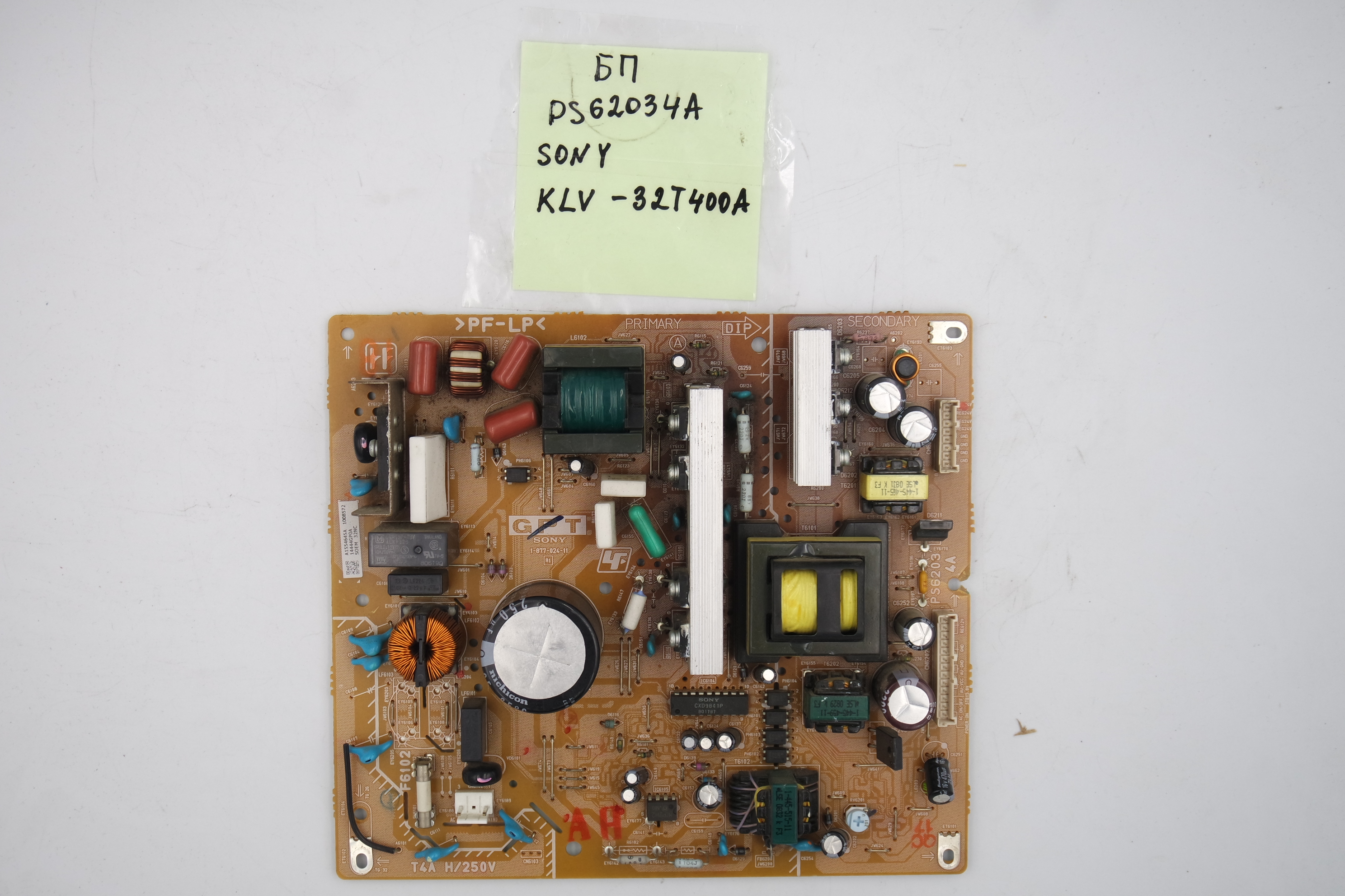 Блок питания PS62034A Sony KLV-32T400A фото 1