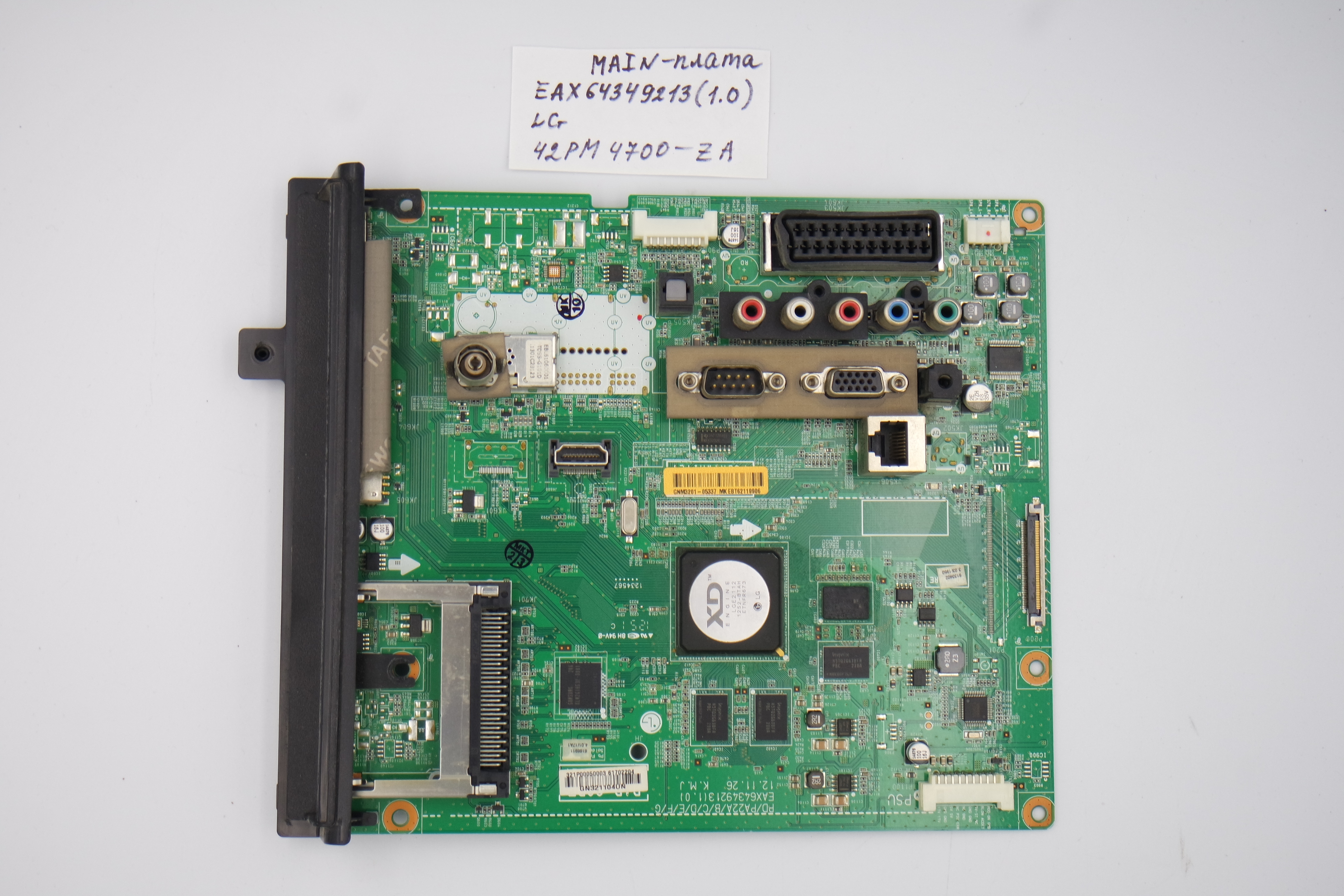 Основная плата (MAIN) EAX64349213 (1.0) LG 42PM4700-ZA фото 1
