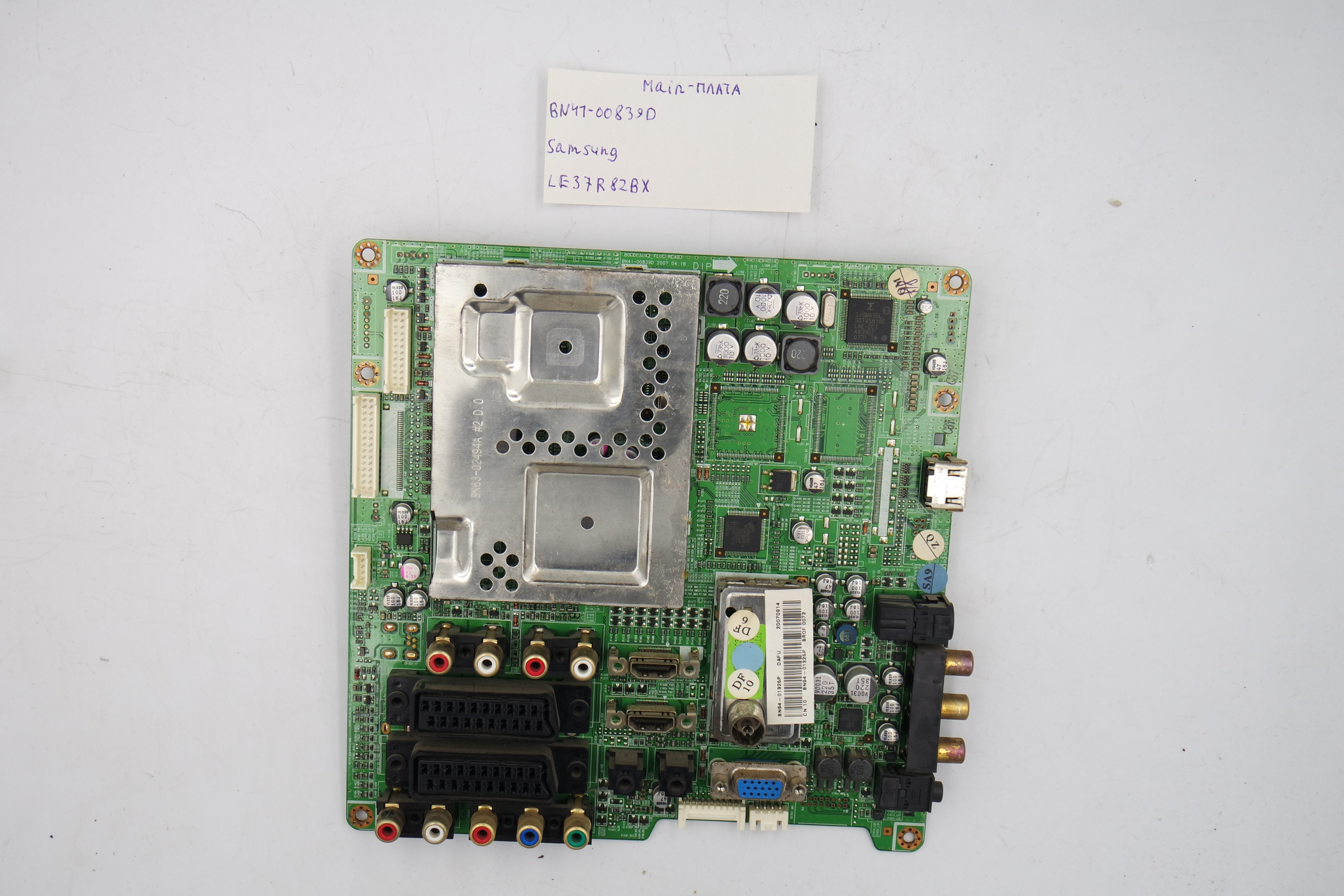 MAIN плата BN41-00839D Samsung LE37R82BX фото 1
