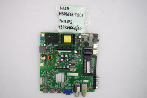MAIN основная плата MSD3663-T8C1 Philips 43PFS4062/60 фото 2