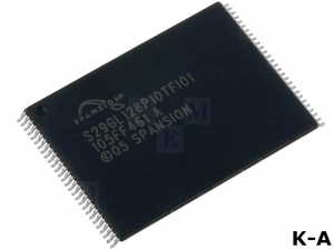 Микросхема S29GL128P10TFI010 FLASH фото 2