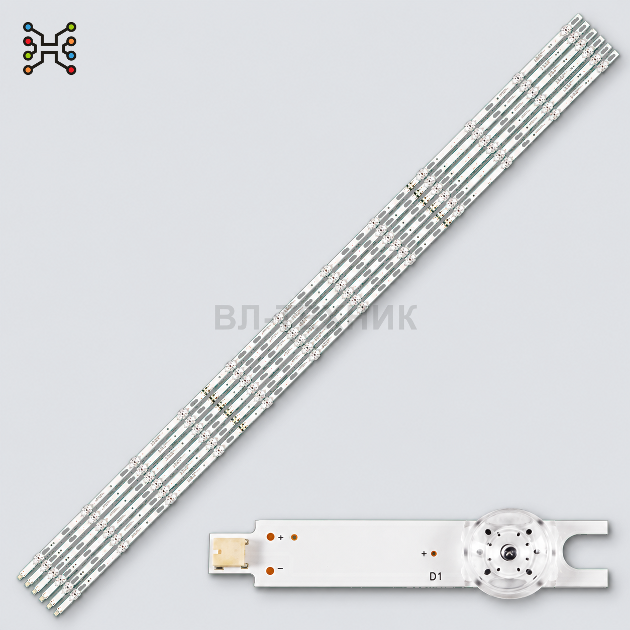 LED подсветка Samsung UE75AU7100 / UE75AU7105K / UE75AU7110 / UE75AU7170 / UE75AU7172 / UE75AU7175 / фото 1