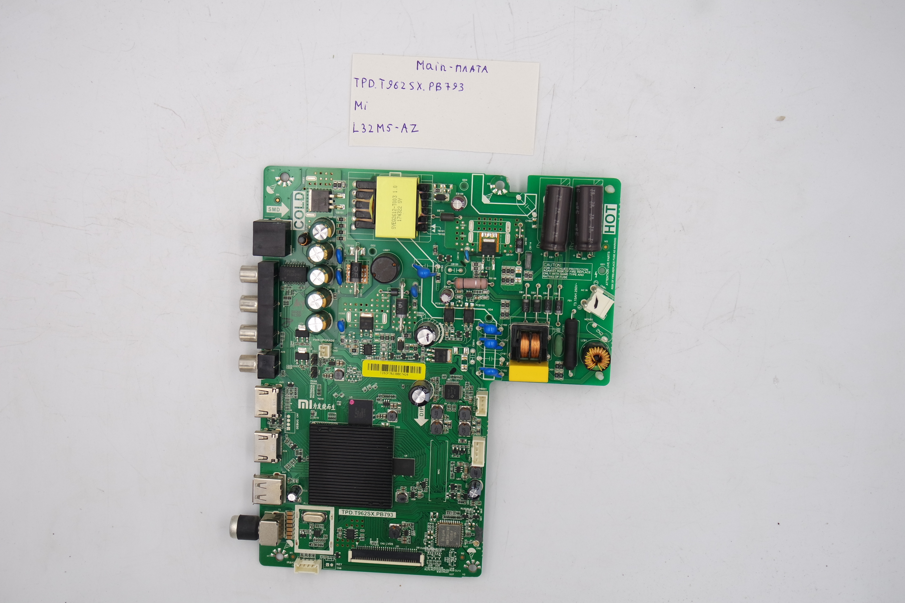 MAIN плата TPD.T962SX.PB793 Mi L32M5-AZ фото 1