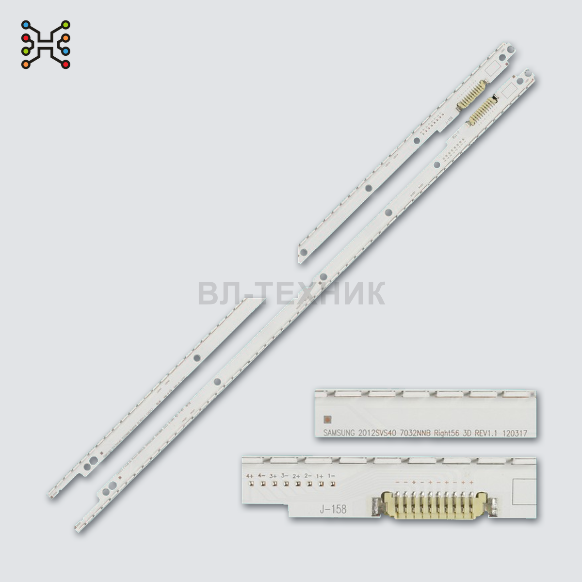 LED подсветка Samsung UE40ES5500 / UE40ES6100 / UE40ES6200 / UE40ES6307U / UE40ES6530 / UE40ES6710 / фото 1