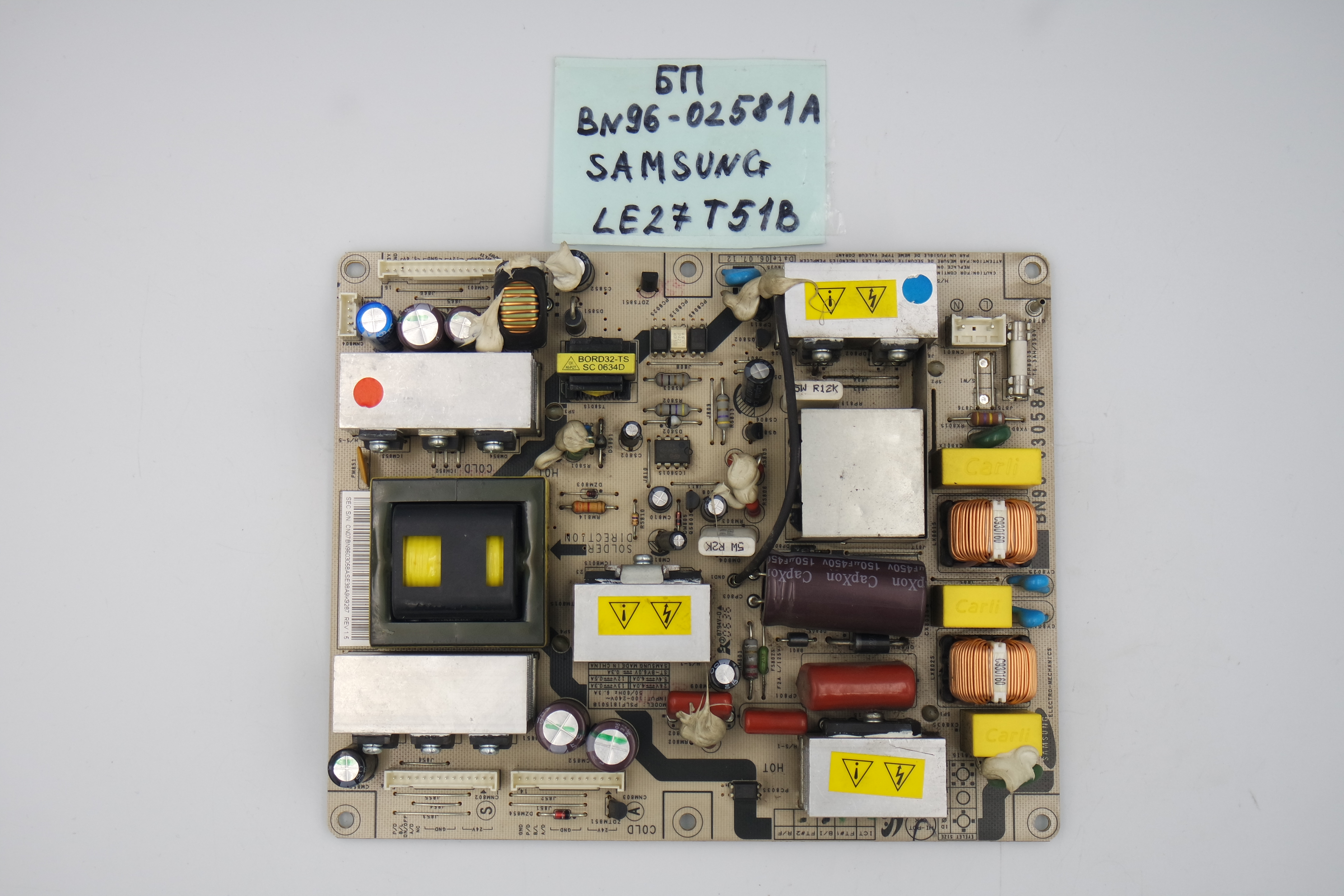 Блок питания BN96-02581A Samsung LE27T51B фото 1