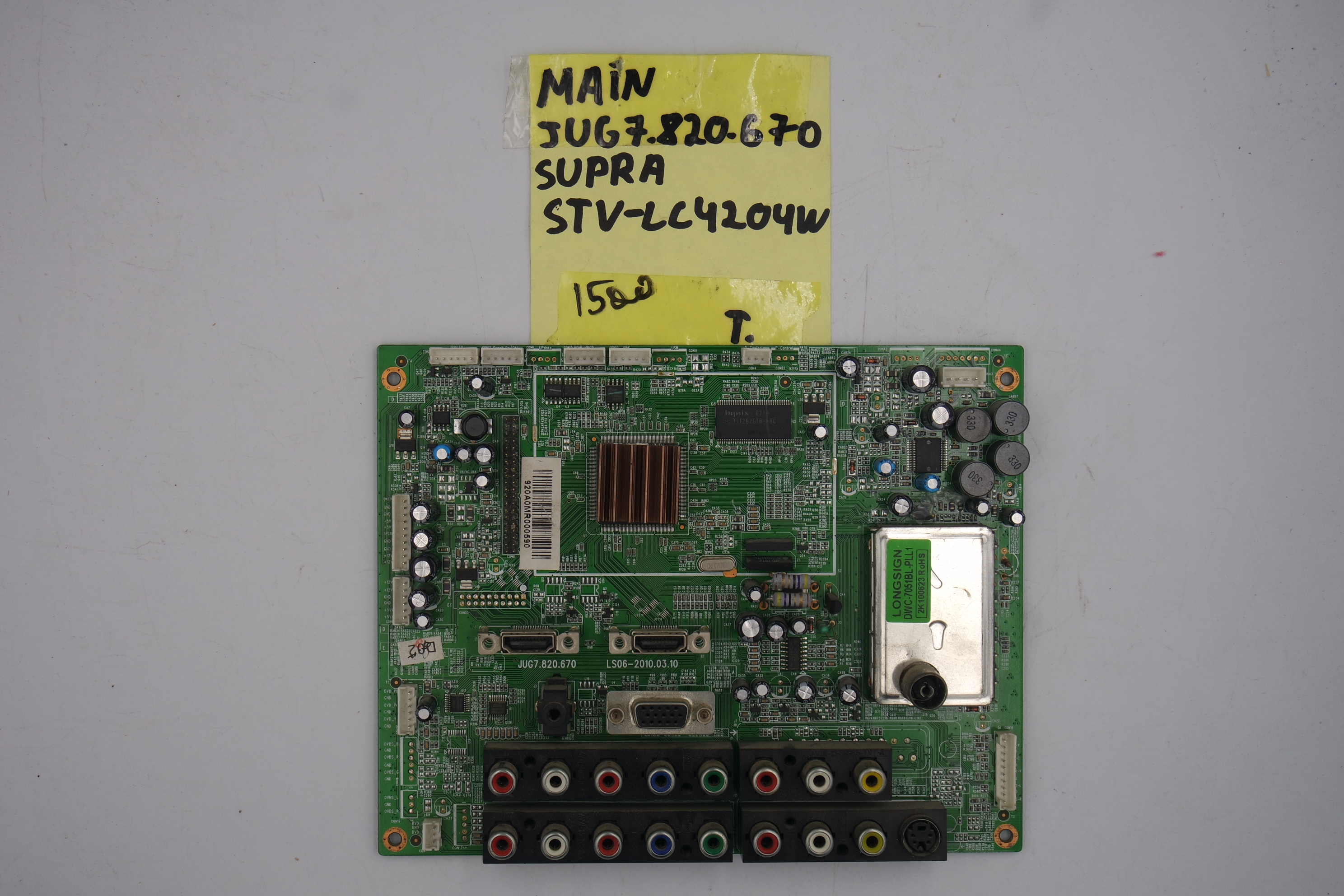 (MAIN) Основная плата JUG7.820.670 Supra STV-LC4204W фото 1