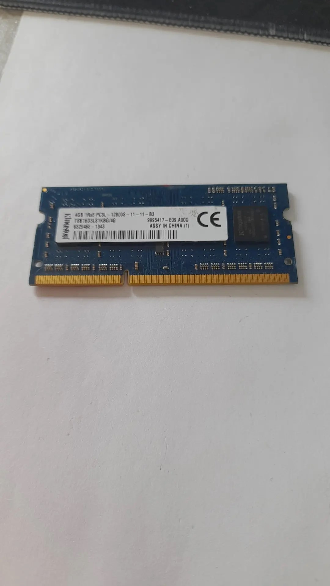 Оперативная память SODIMM Kingston 1Rx8 1600Mhz 4 gb фото 1