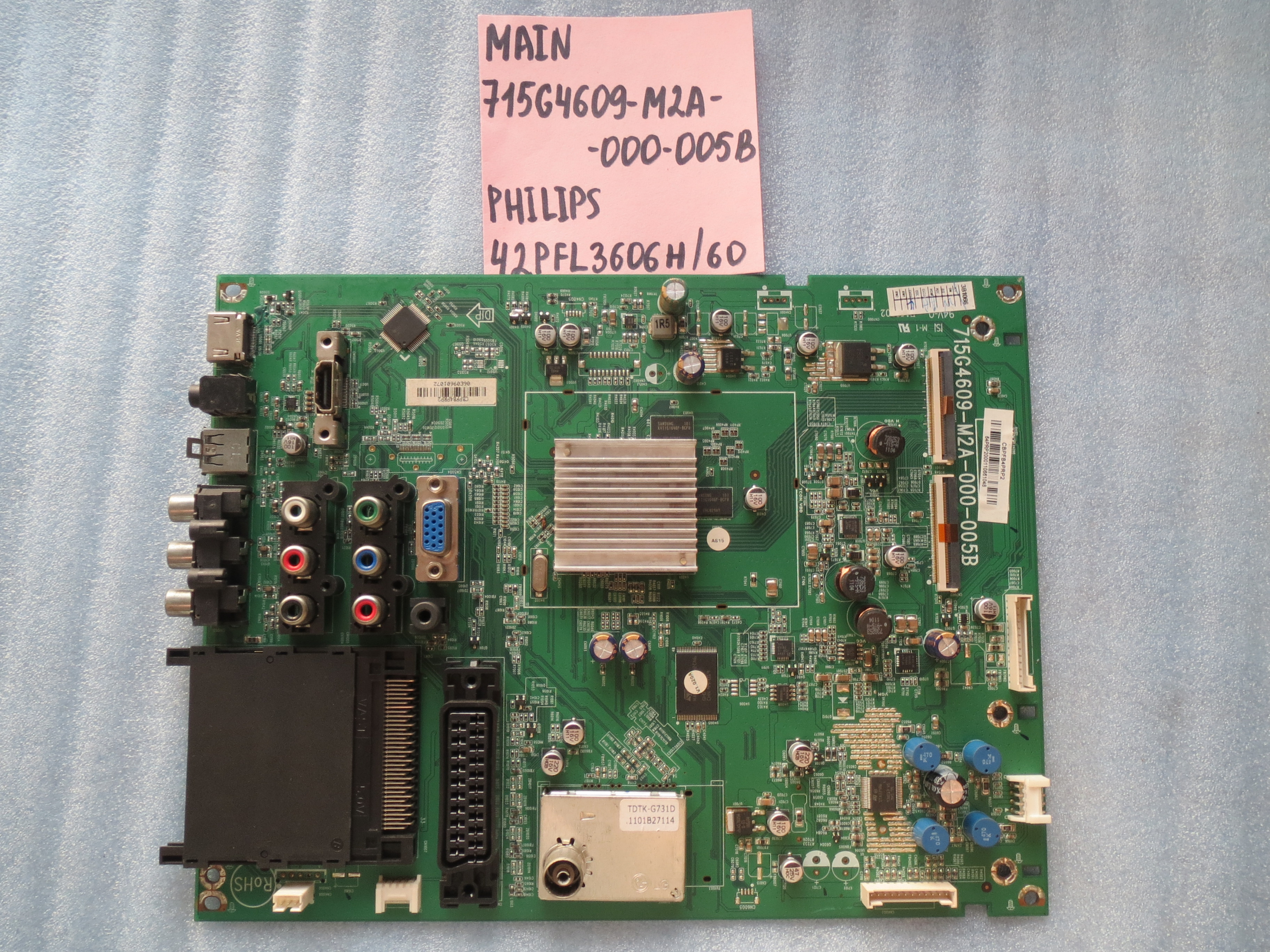 MAIN основная плата 715G4609-M2A-000-005B Philips 42PFL3606H/60 фото 1
