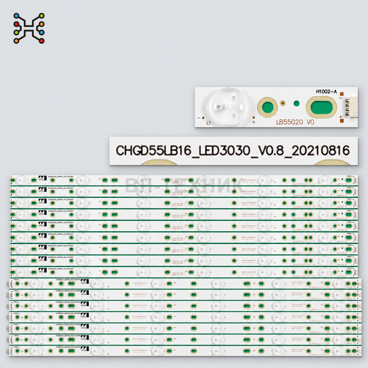 LED подсветка Hitachi LE55G508 / LE55H508, Changhong LED55C2000I / LED55C2080I / LED55C2080 / LED55D фото 1