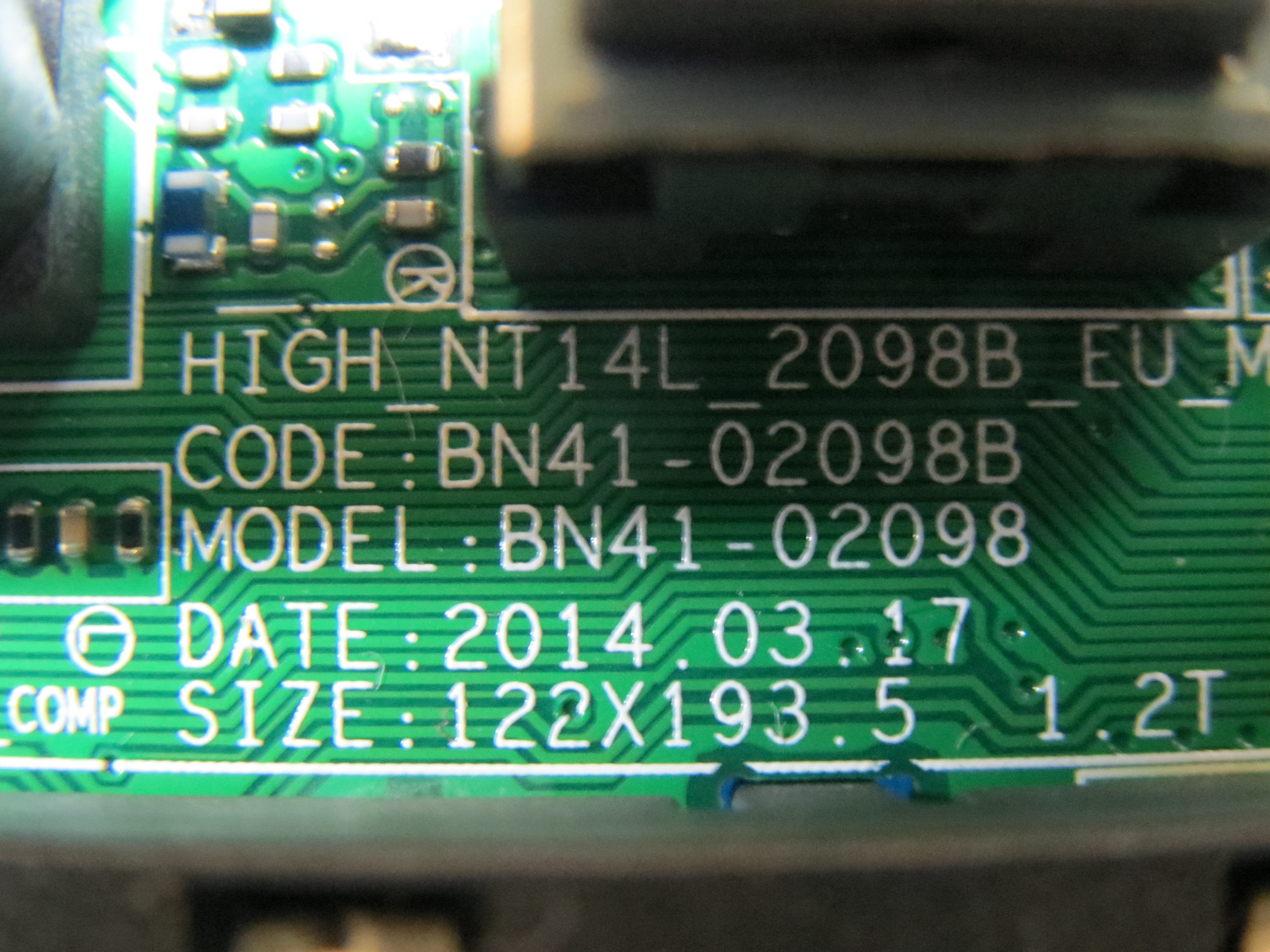 Основная плата (MAIN)BN41-02098B для телевизора Samsung UE40H5000 фото 2