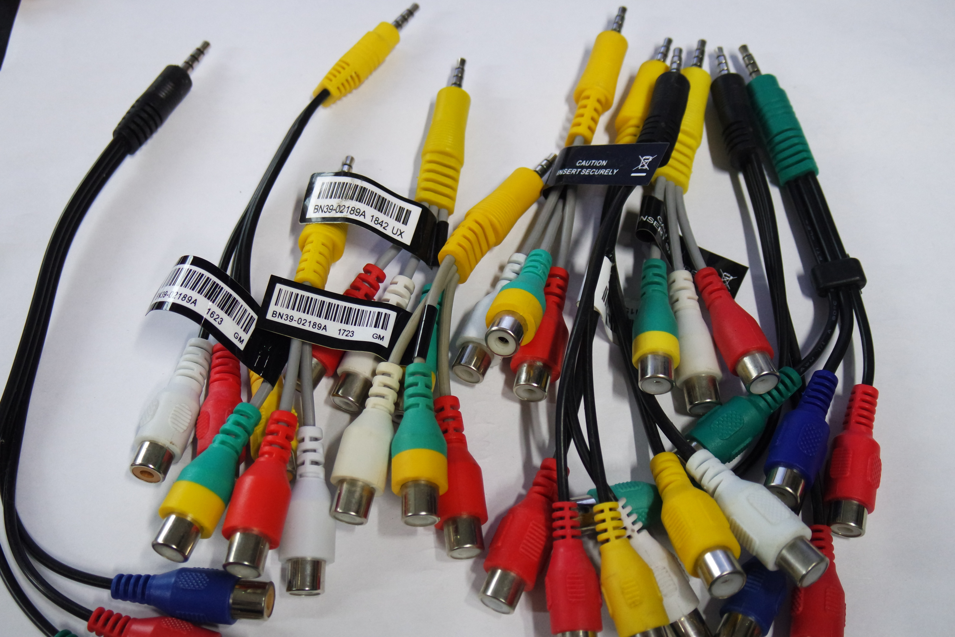 Переходник audio Jack 3,5mm Male to 3xRCA фото 1