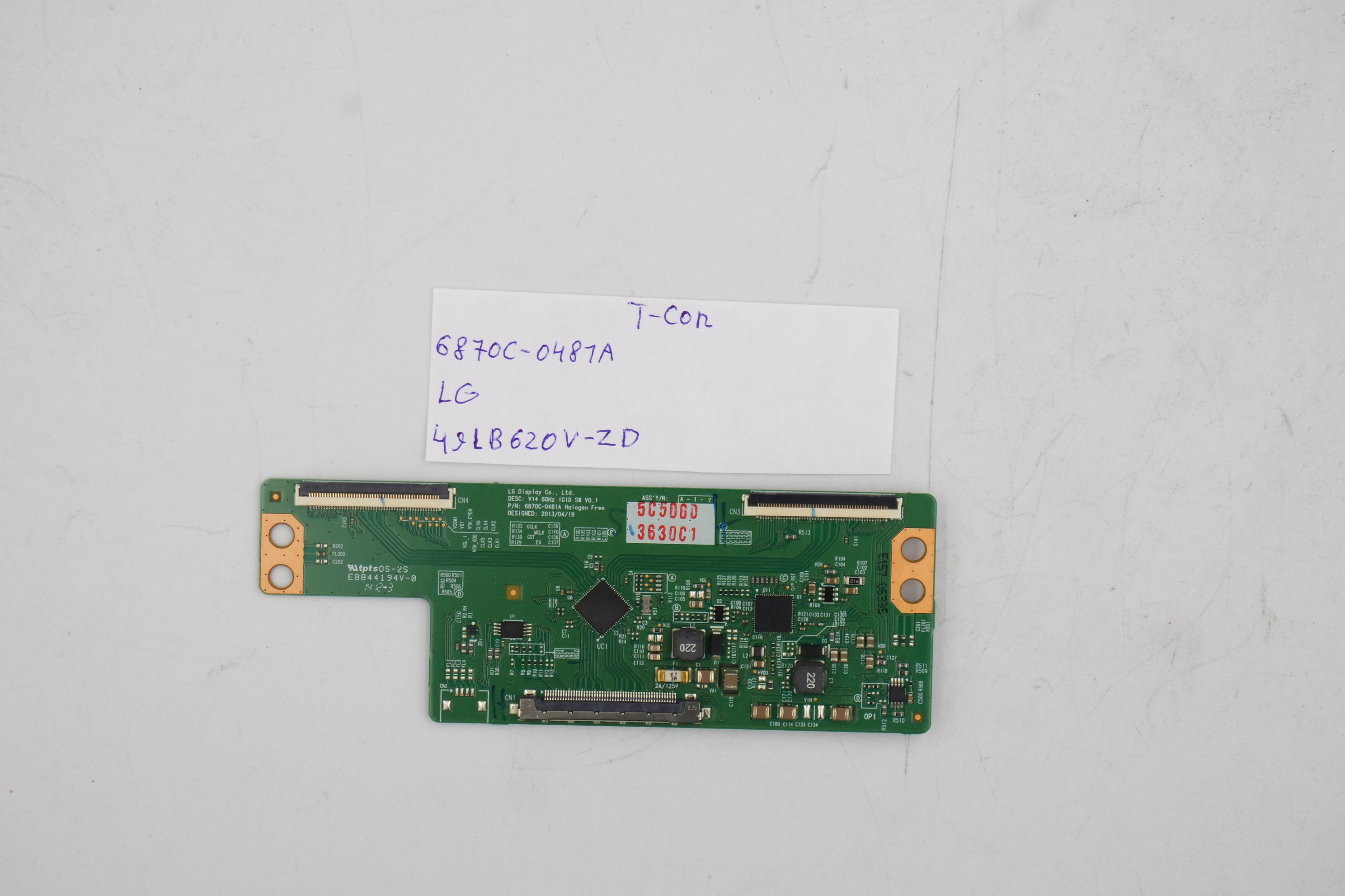 T-CON плата 6870C-0481A LG 49LB620V-ZD фото 1