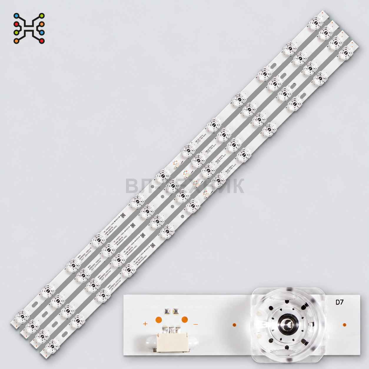 LED подсветка TE65D12-ZC69AG-03 303TE650002 4C-LB6512-ZM06J GIC65LB105 фото 1