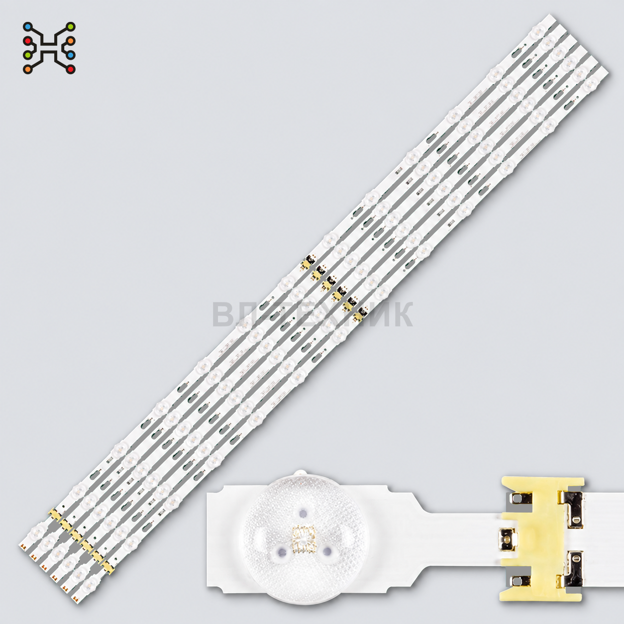 LED подсветка Samsung UE50JU6400 / UE50JU6500 / UA50JU7000K / UN50MU6070 / UN50MU6300 / HG50ND890, V фото 1