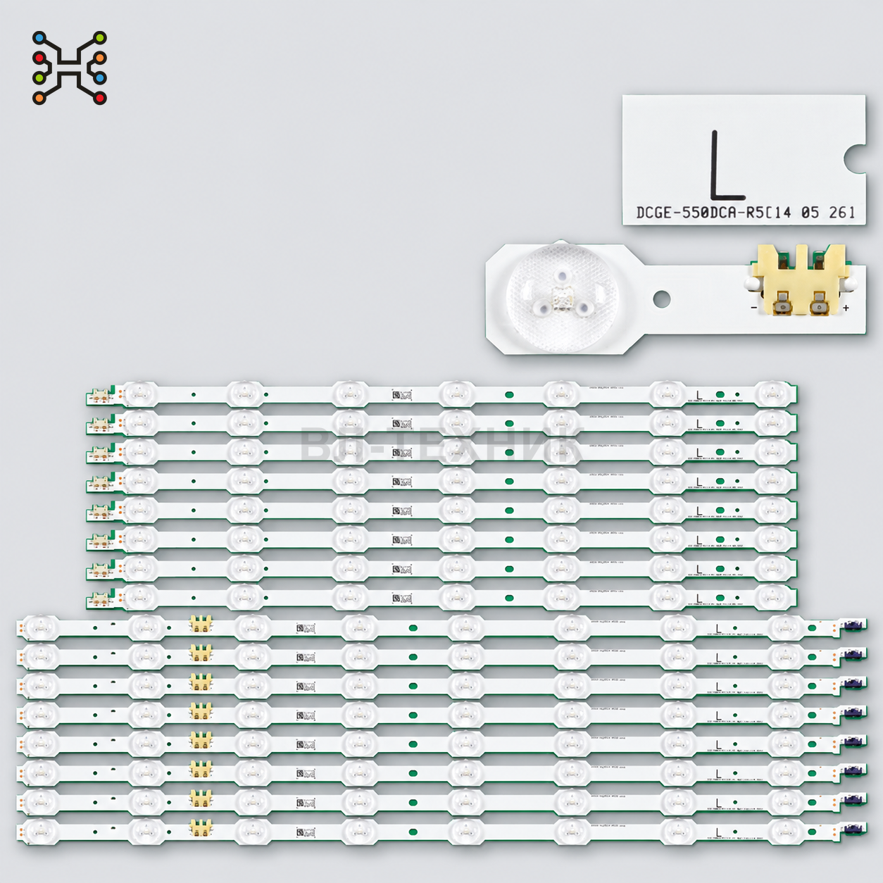 LED подсветка Samsung UE55HU7100 / UE55HU7100U / UE55HU7105 / UE55HU7105U / UE55HU7200 / UE55HU7200U фото 1
