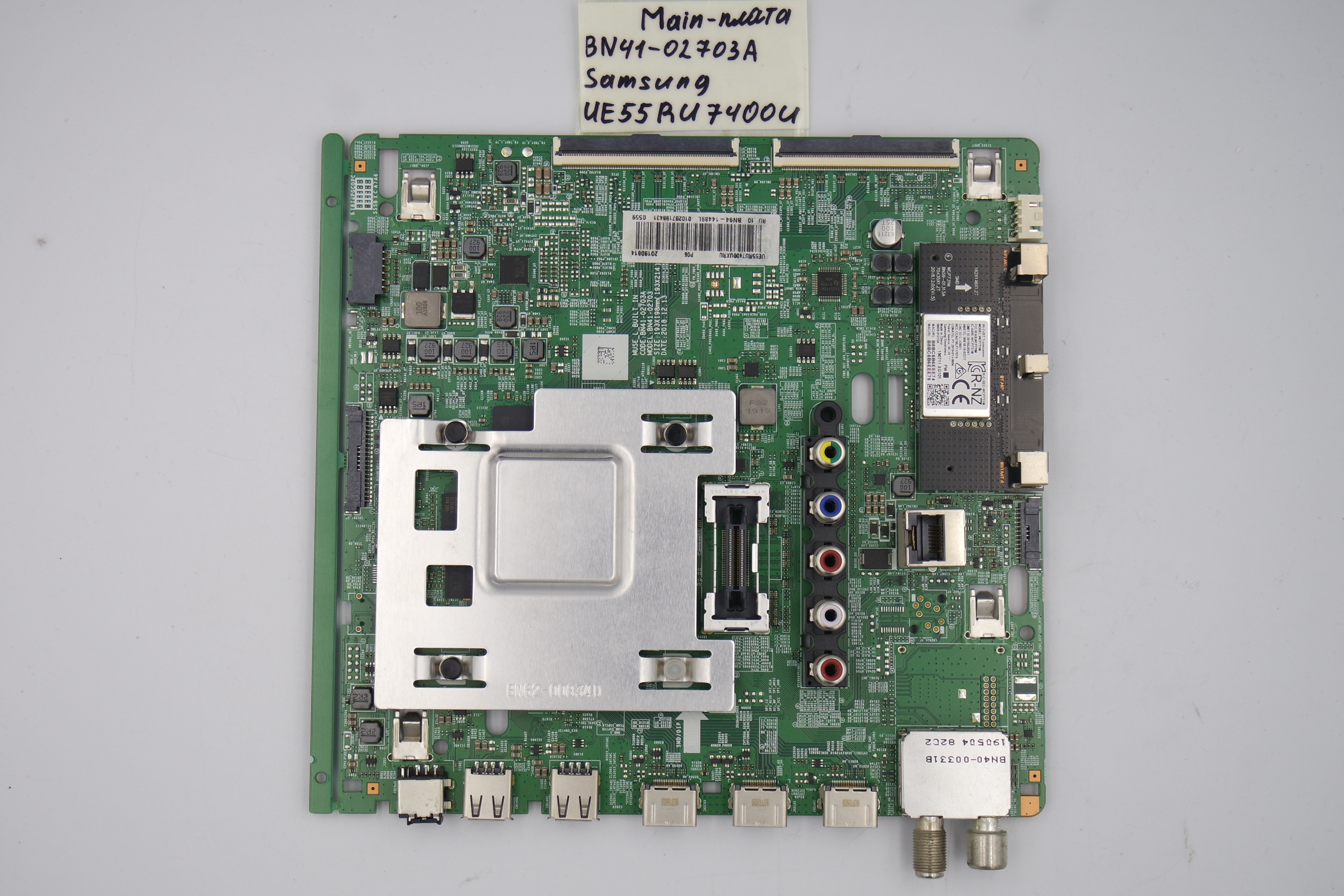 MAIN основная плата BN41-02703A Samsung UE55RU7400U фото 1