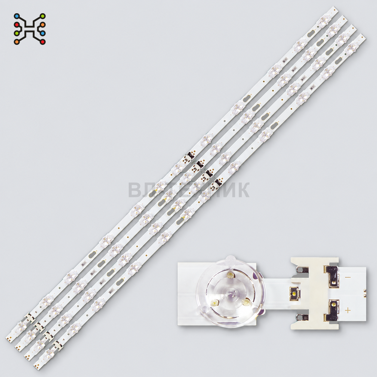 LED подсветка Samsung UE43KU6000 / UE43KU6072 / UE43KU7000 / UE43MU6100 / UE43MU6170 / UE43MU7000, U фото 1