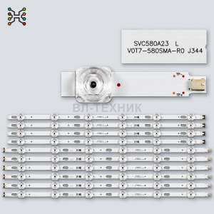 LED подсветка Samsung UE58TU7100U / UE58TU7160U / UE58AU7160U / UE58AU7570 / UE58CU7100 / UA58AU7000 фото 2