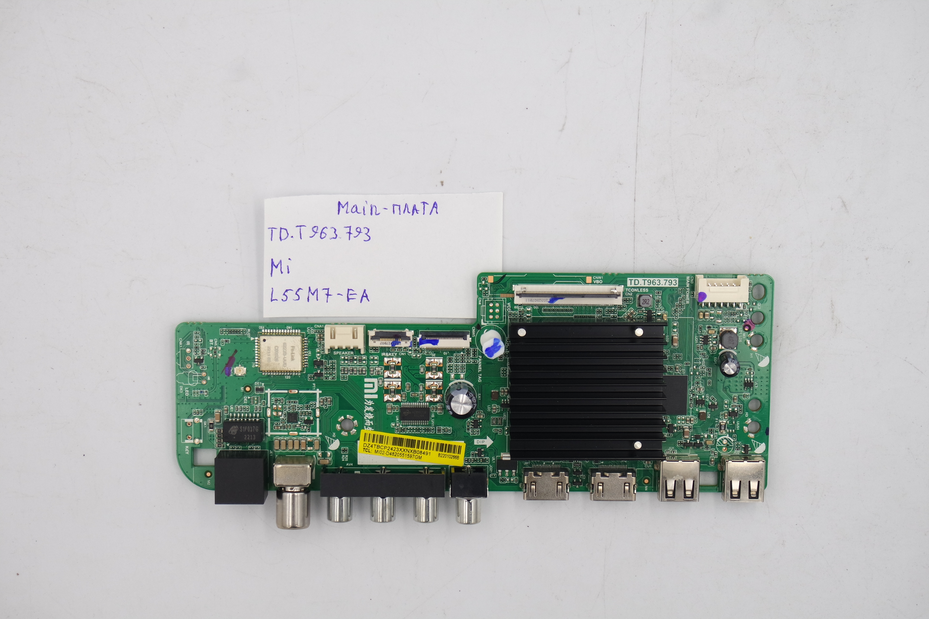 MAIN плата TD.T963.793 Mi L55M7-EA фото 1