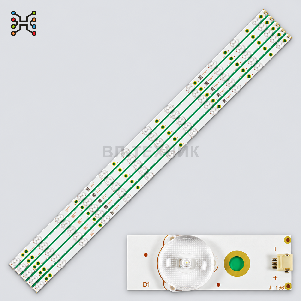 LED подсветка Philips 43PUS6501 / 43PUS6401 / 43PUS6201 / 43PUS6101 / 43PUS6262 / 43PUS6272 / 43PUS7 фото 1