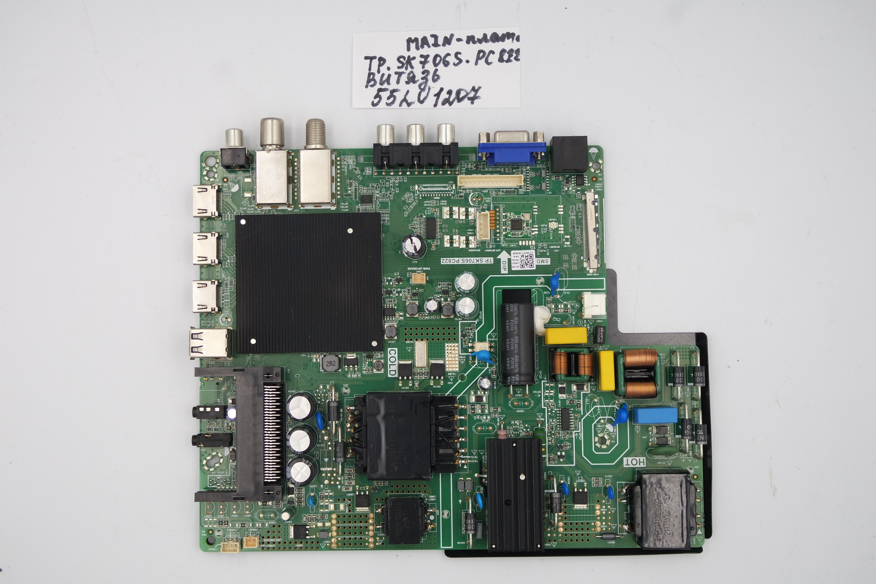 MAIN основная плата TP.SK706S.PC822 Витязь 55LU1207 фото 1