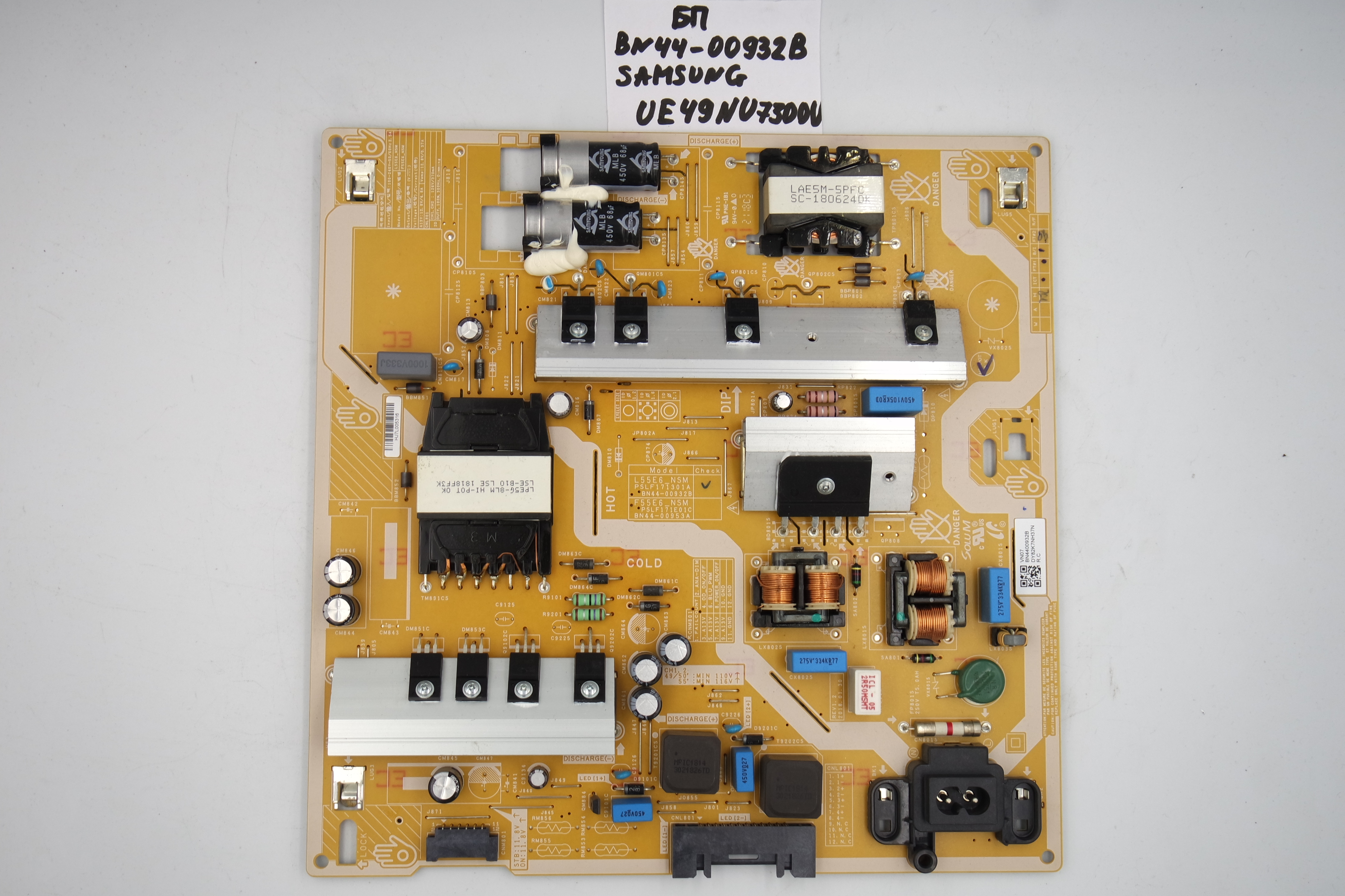 Блок питания BN44-00932B Samsung UE49NU7300U фото 1