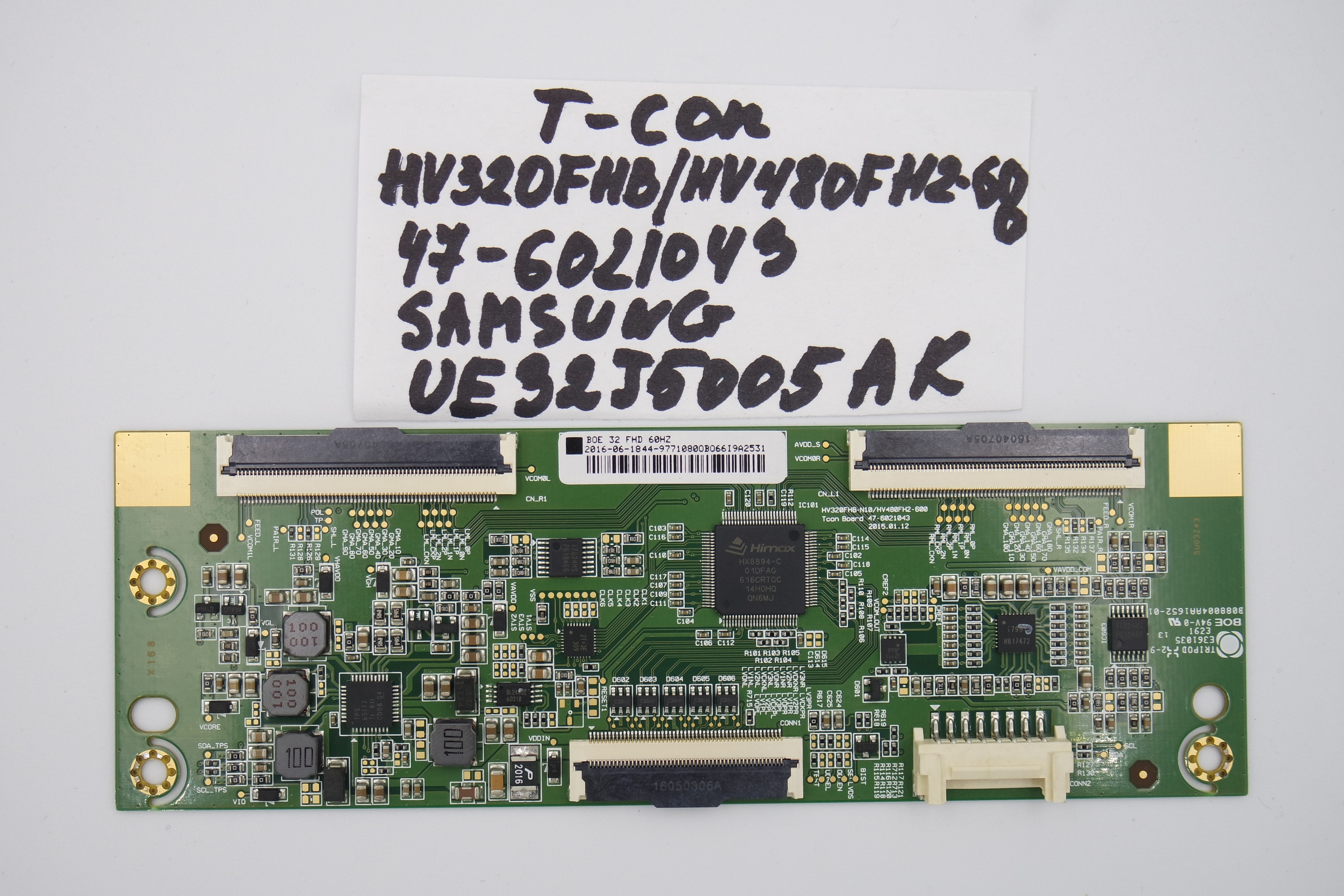 T-CON плата HV320FHB/HV480FH2-600 47-6021043 Samsung UE32J5005AK фото 1