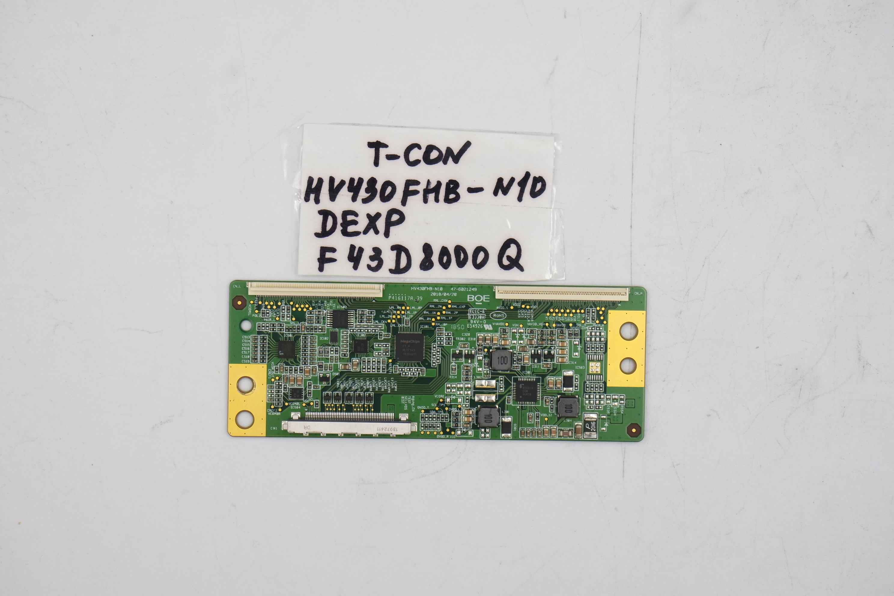T-CON плата HV430FHB-N10 Dexp F43D8000Q фото 1