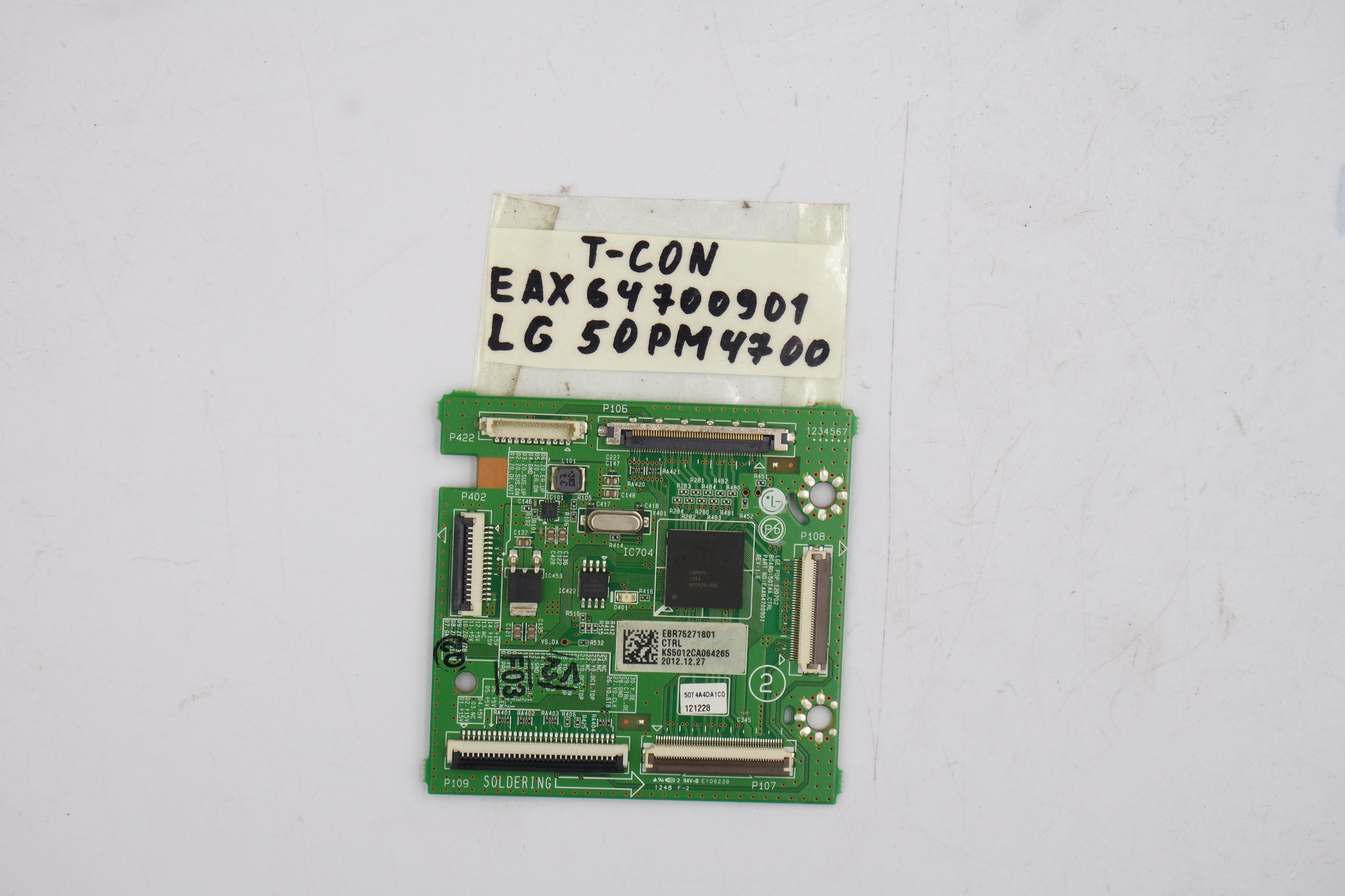 T-CON плата EAX64700901 LG 50PM4700 фото 1