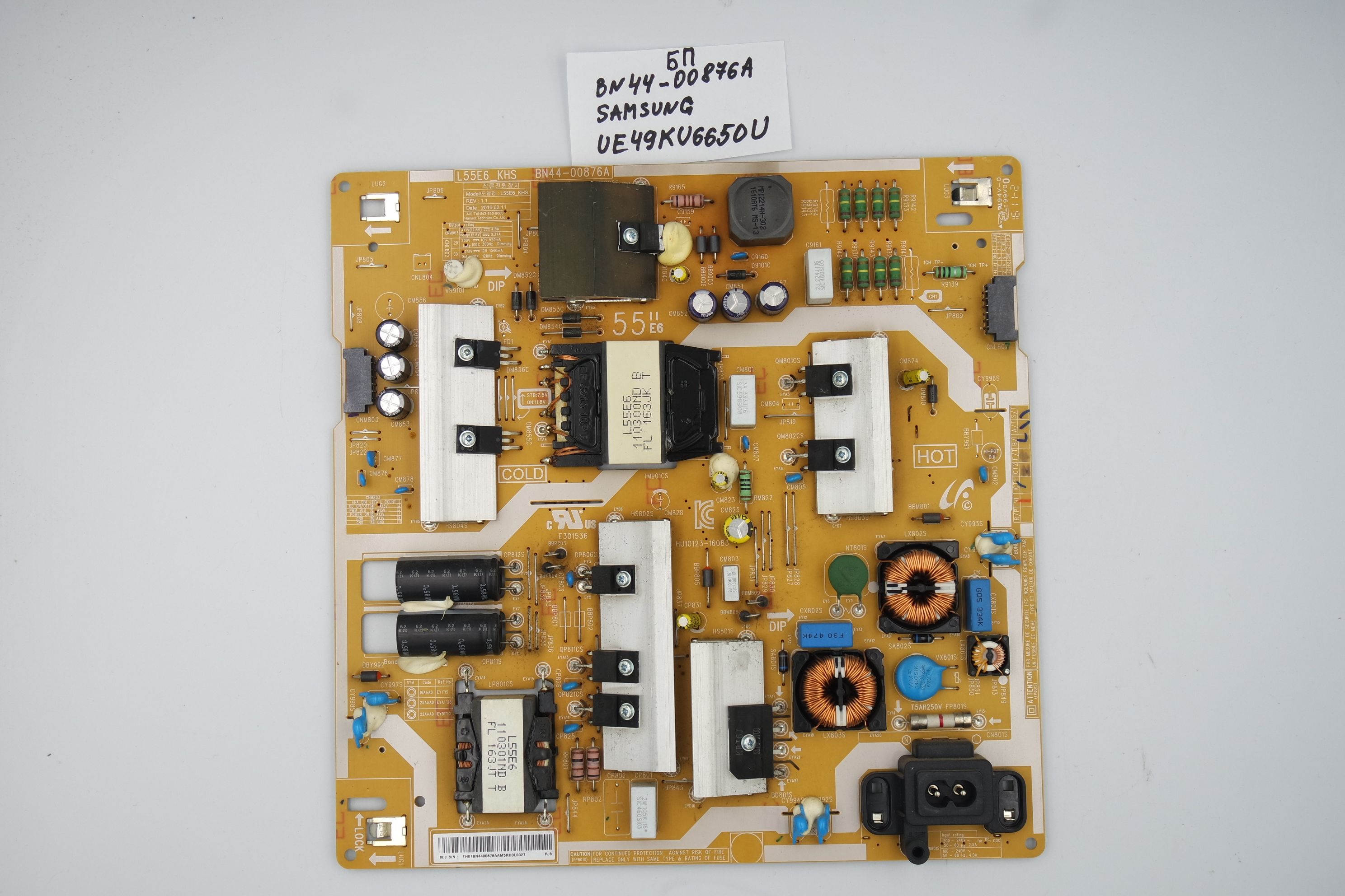 Блок питания BN44-00876A Samsung UE49KU6650U фото 1
