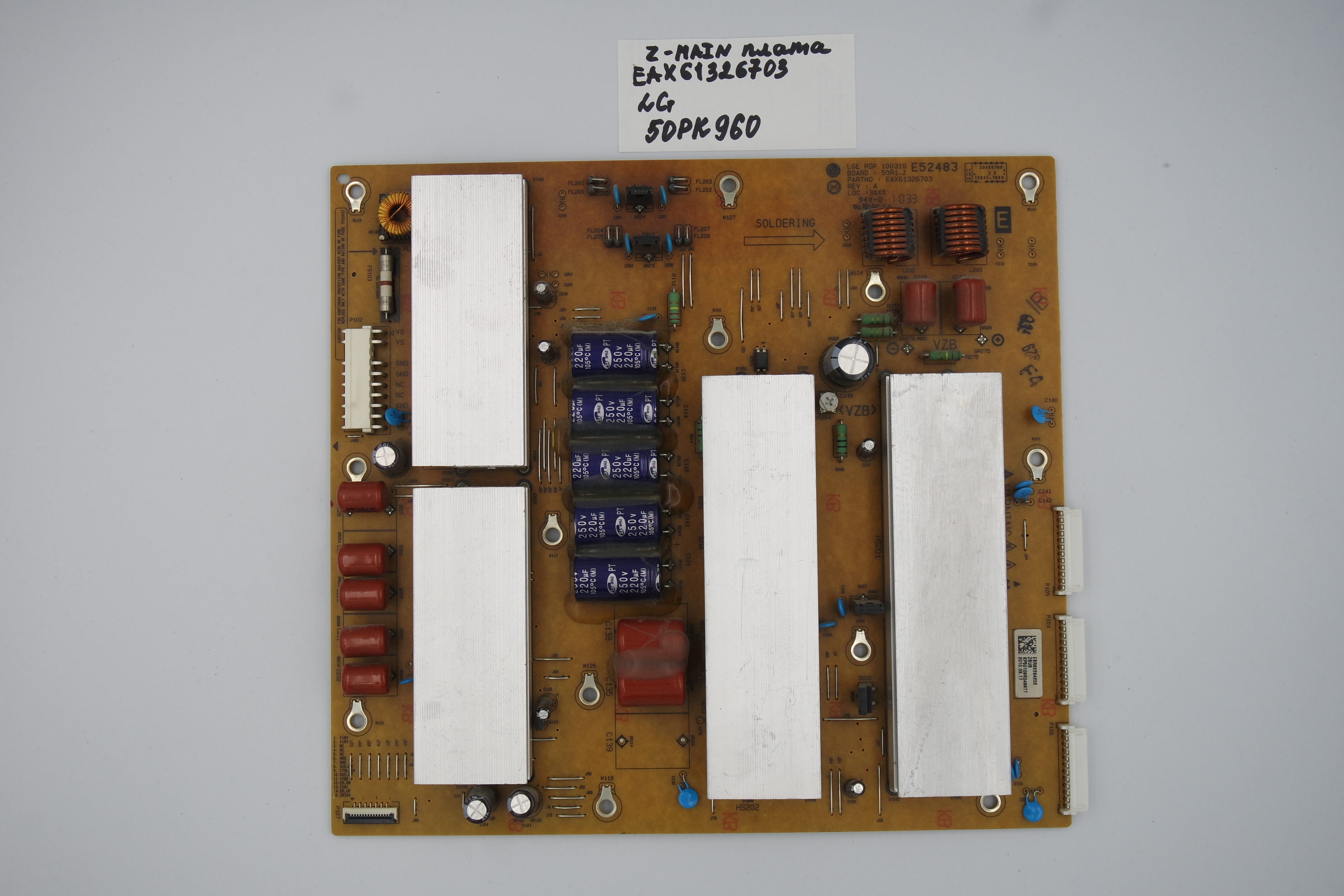 Z-main плата EAX61326703 LG 50PK960 фото 1