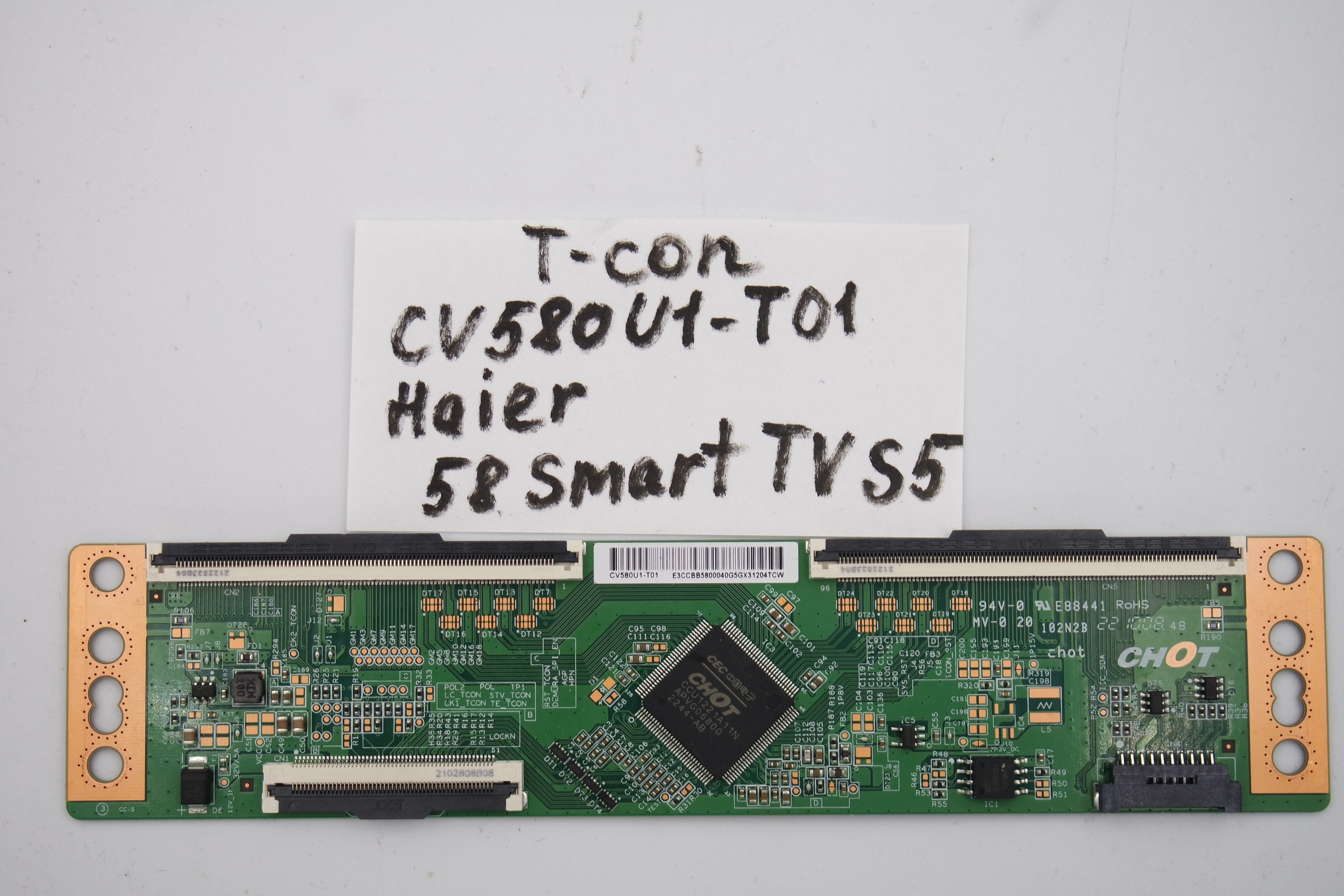T-CON плата CV580U1-T01 Haier 58SMART TV S5 фото 1