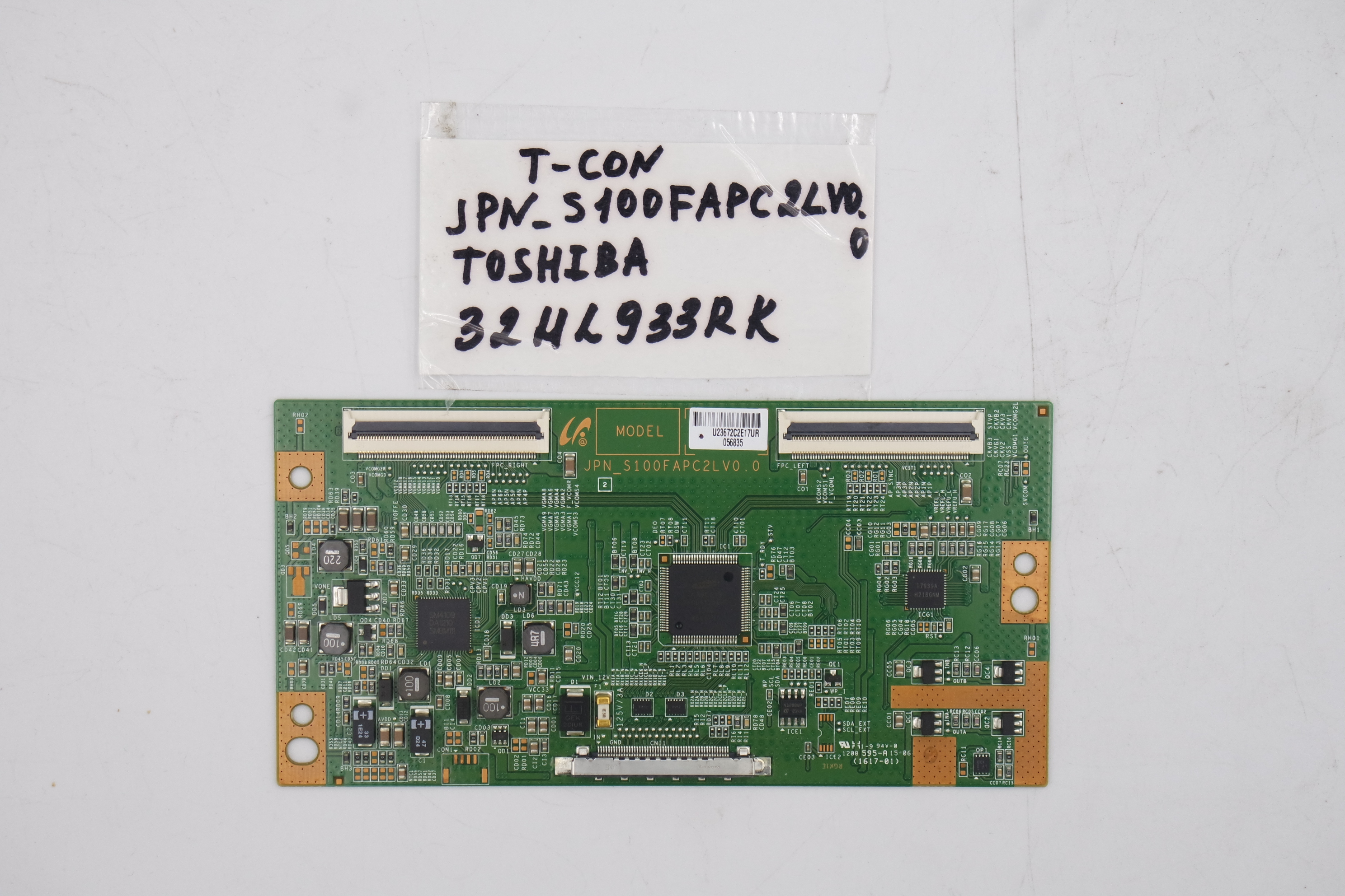T-CON плата JPN_S100FAPC2LV0.0 Toshiba 32HL933RK фото 1