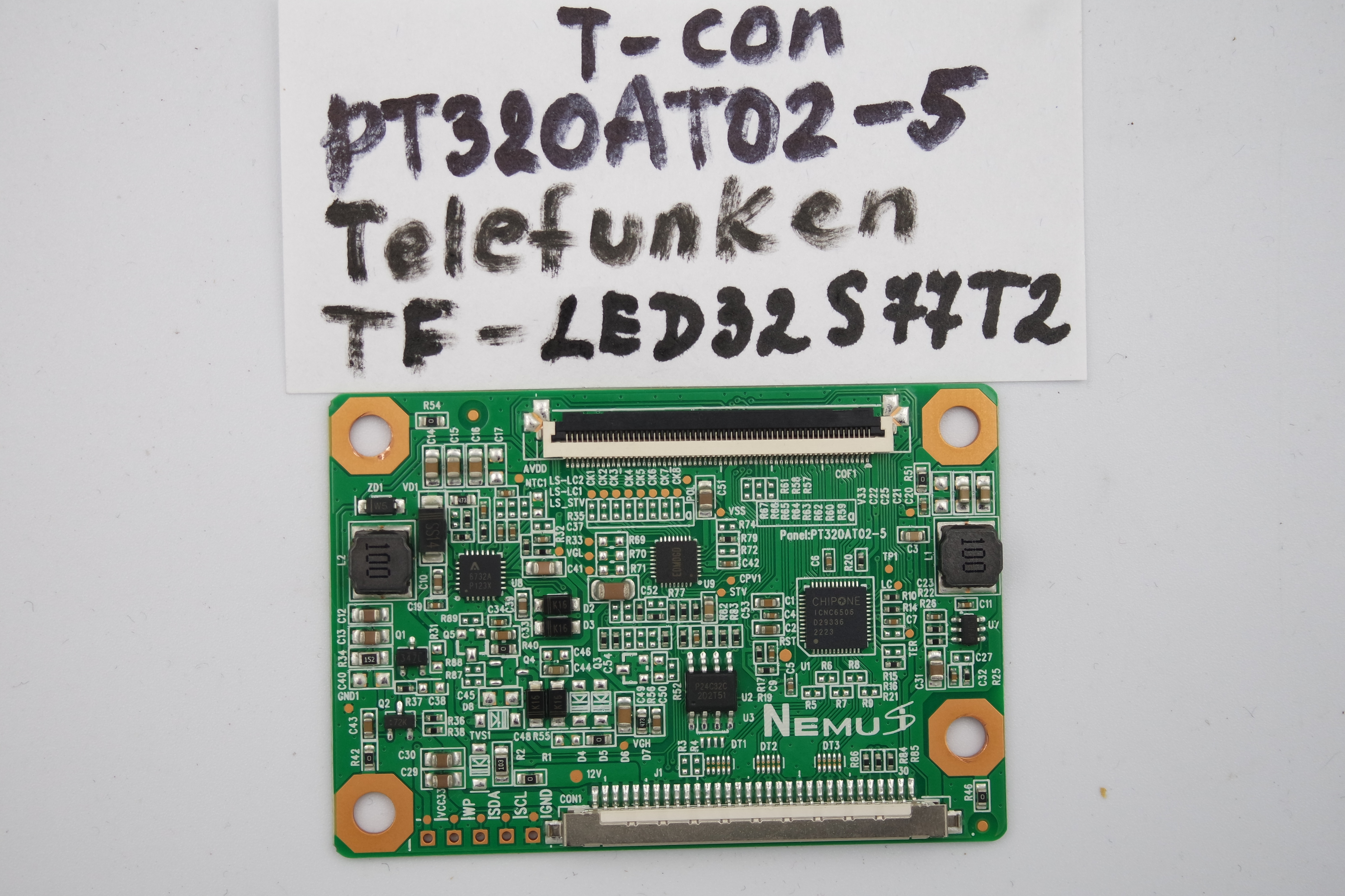 T-CON плата  PT320AT02-5 TELEFUNKEN TF-LED32S77T2 фото 1