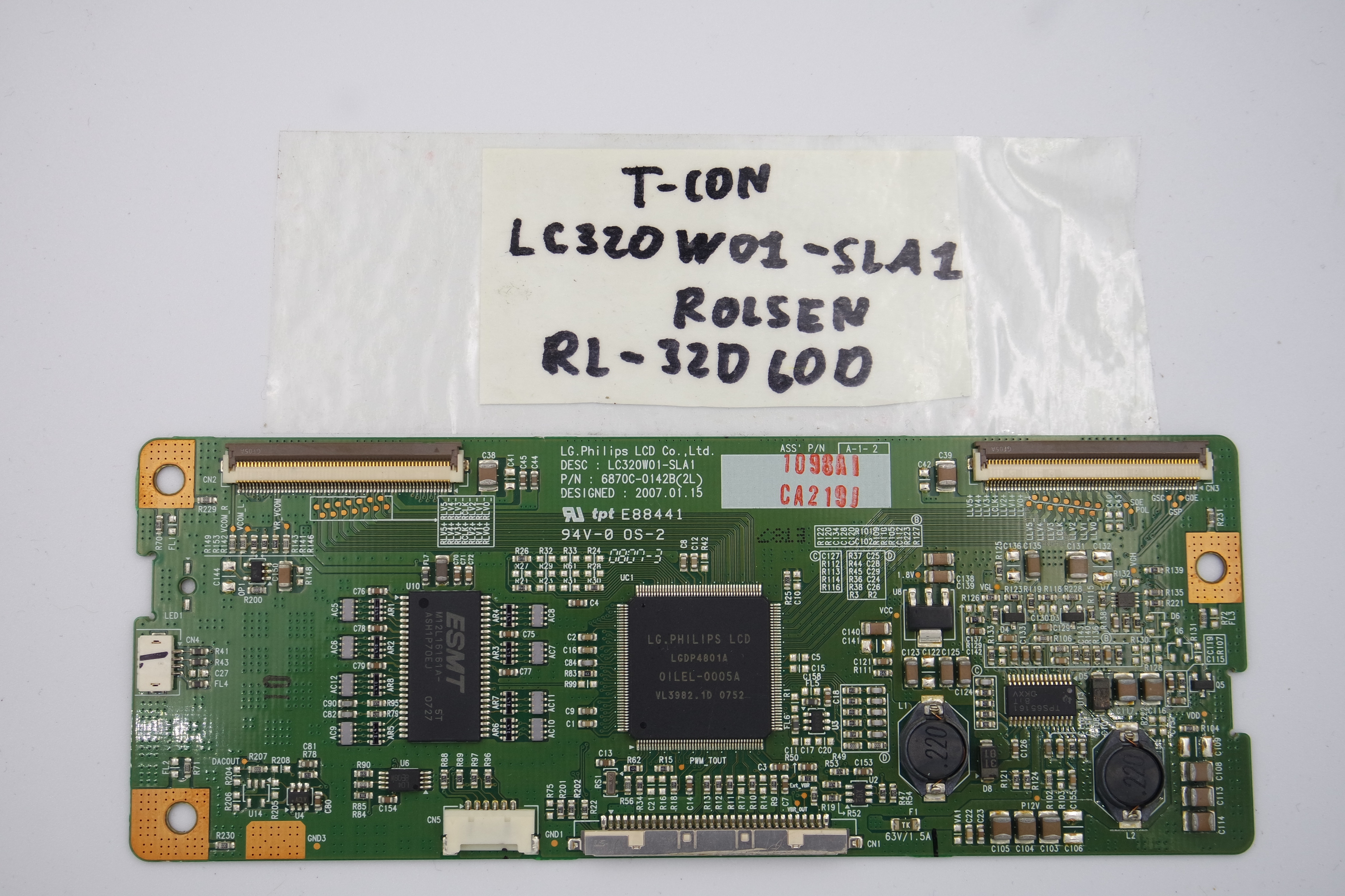 T-CON плата LC320W01-SLA1ROLSEN RL-32D60D фото 1