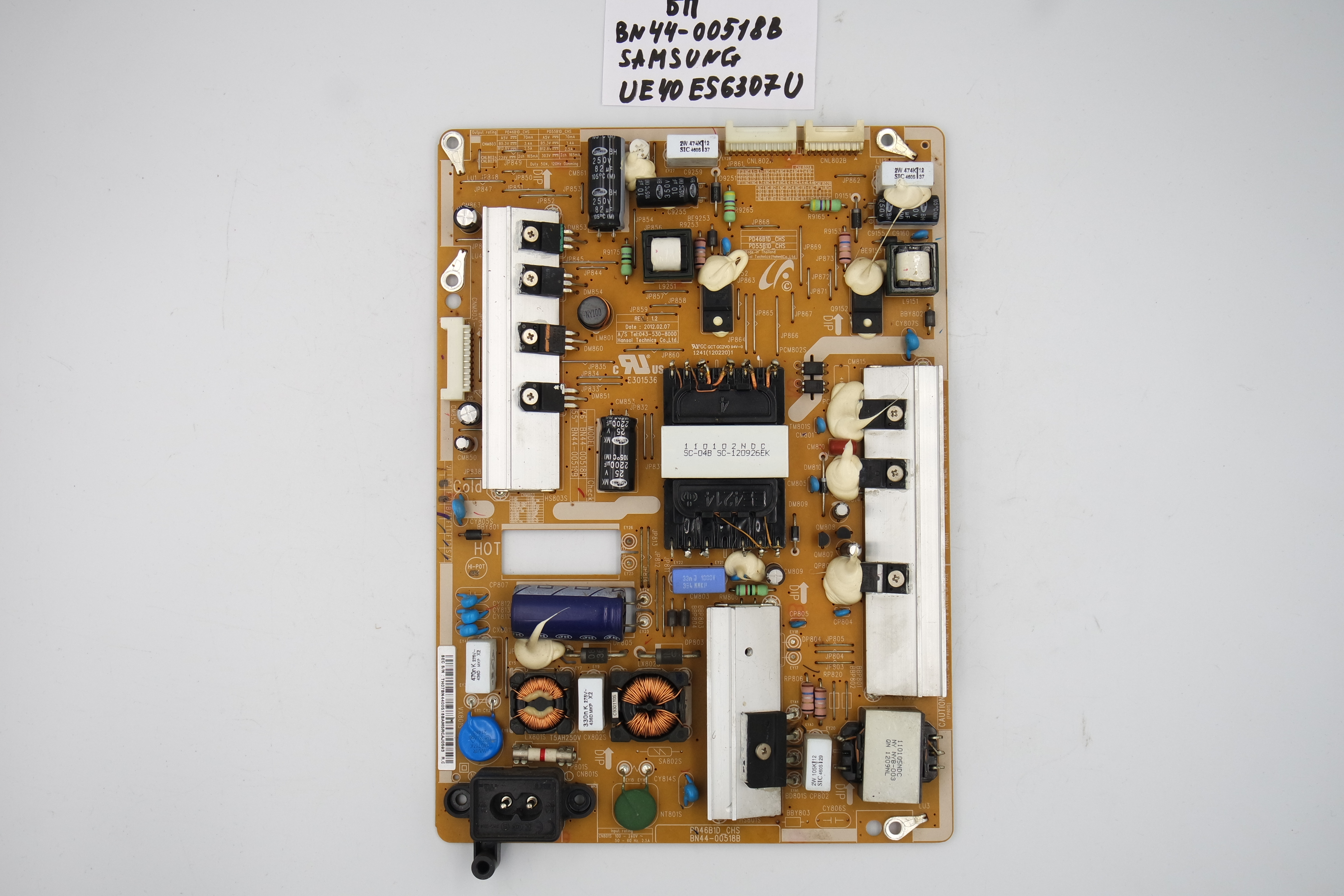 Блок питания BN44-00518B Samsung UE40ES6307U фото 1