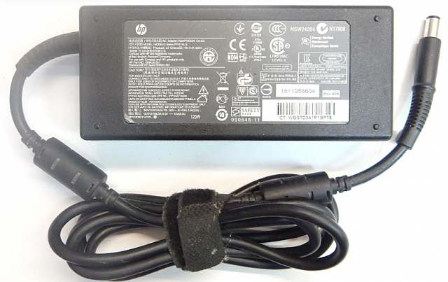 Зарядка (зарядное устройство, блок питания) HP 18.5V 6.5A (120W) 7.4x5.0мм c иглой