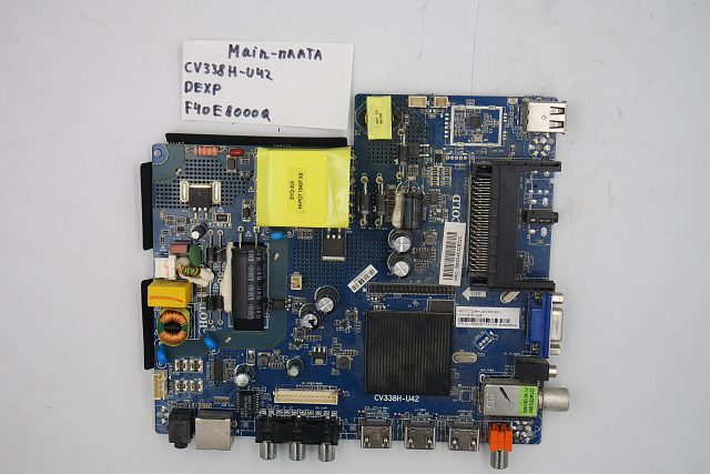 MAIN плата CV338H-U42 DEXP F40E8000Q