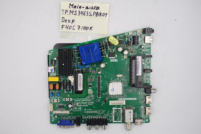 MAIN плата TP.MS3463S.PB801 Dexp F40C7100K