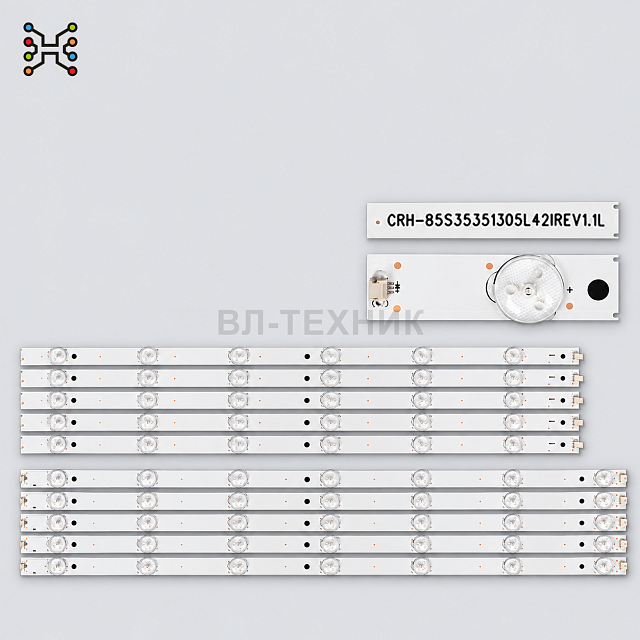 LED подсветка Haier LE55A5000 / LE55A5500 / LS55A5500 / LE55A5100 / LD55U3300 / 55DU6000 / MOOKA 55H