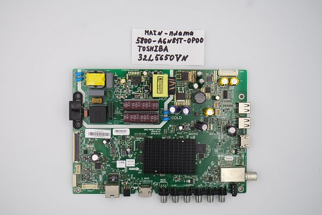 (MAIN) Основная плата 5800-A6N81T-0P00 Toshiba 32L5650VN