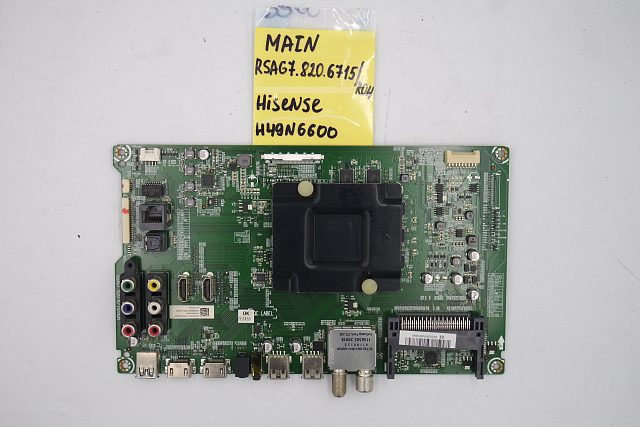 MAIN основная плата RSAG7.820.6715/R0H Hisense H49N6600