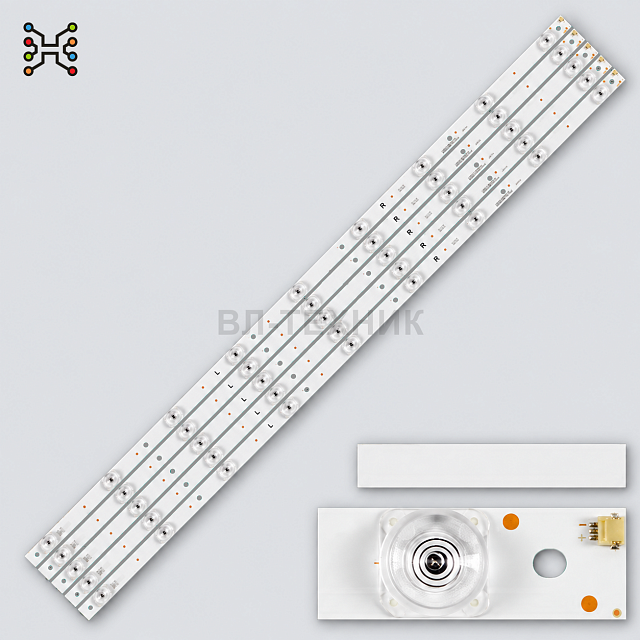 LED подсветка Sharp LC-43CUF8472ES LC-43CUG8462KS LC-43CUG8461KS LC-43CFG6452E LC-43FG6352E LC-43UI8