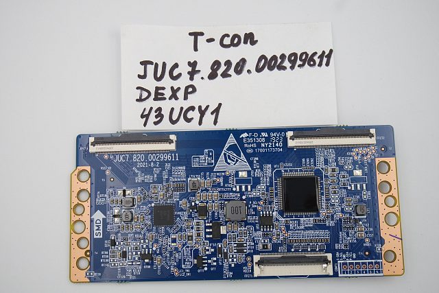 T-CON плата JUC7.820.00299611 Dexp 43UCY1