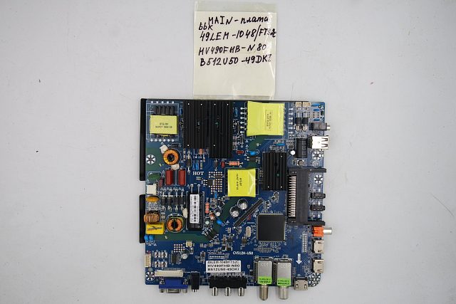MAIN плата BBK 49LEM-1048/FTS2C HV490FHB-N80 B512U50-49DKI