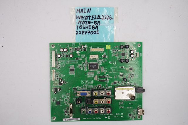 MAIN плата HAYATE2D_2226_MAIN-BD Toshiba 22EV700E