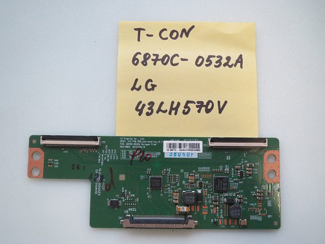 T-CON плата 6870C-0532A LG 43LH570V