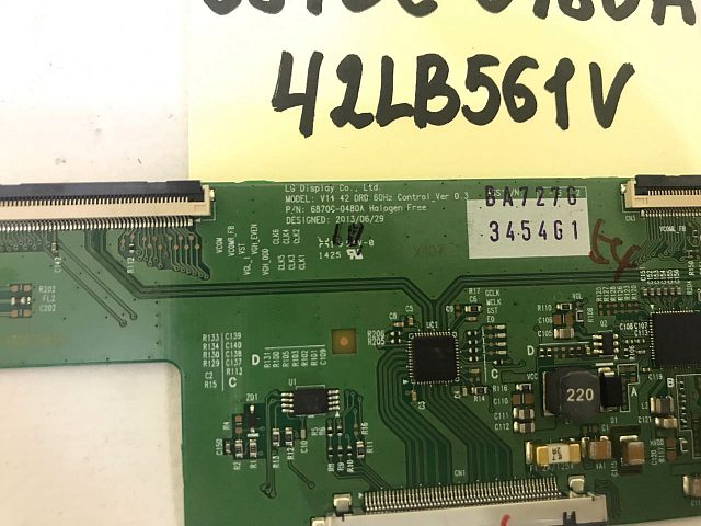 T-CON плата 6870C-0480A LG 42LB561V