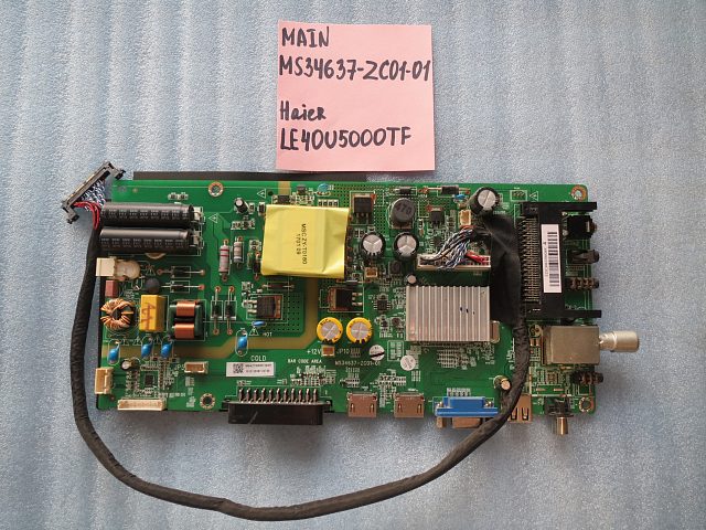 MAIN основная плата MS34637-ZC01-01 Haier LE40U5000TF